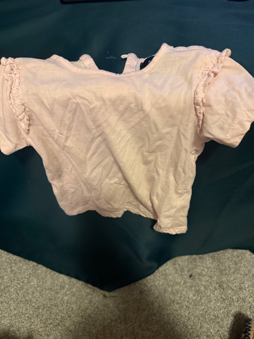 7 For All Mankind Pale Pink Girls Tee 3T